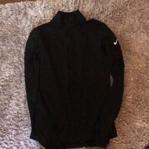 NIKE black half zip